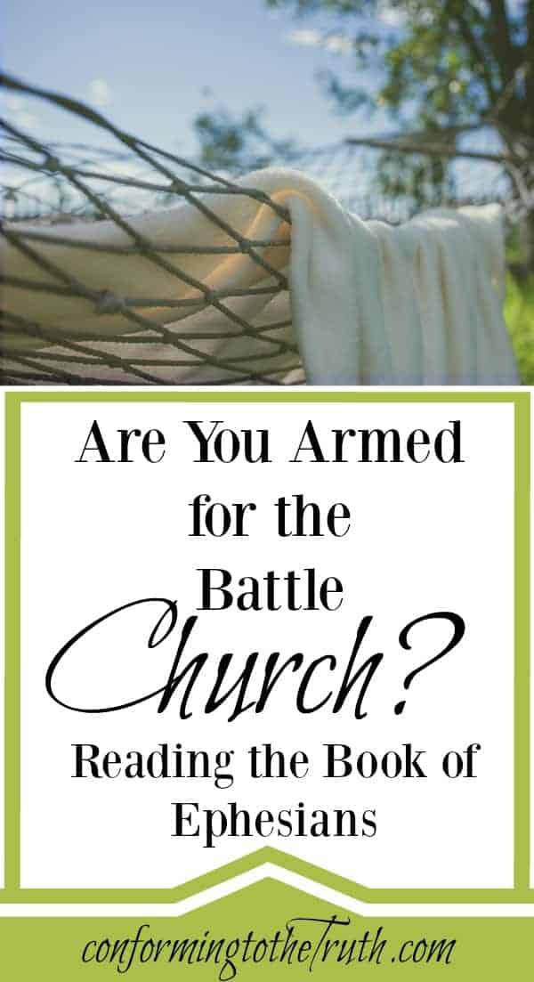 Did you know the church is under attack? Are you armed for the battle? The book of Ephesians gives us the tools we need for the battle!