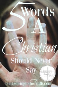 Did you know there are five words a Christian should never say? If you are saying these words you are committing heresy. Join me as I talk about this important subject.