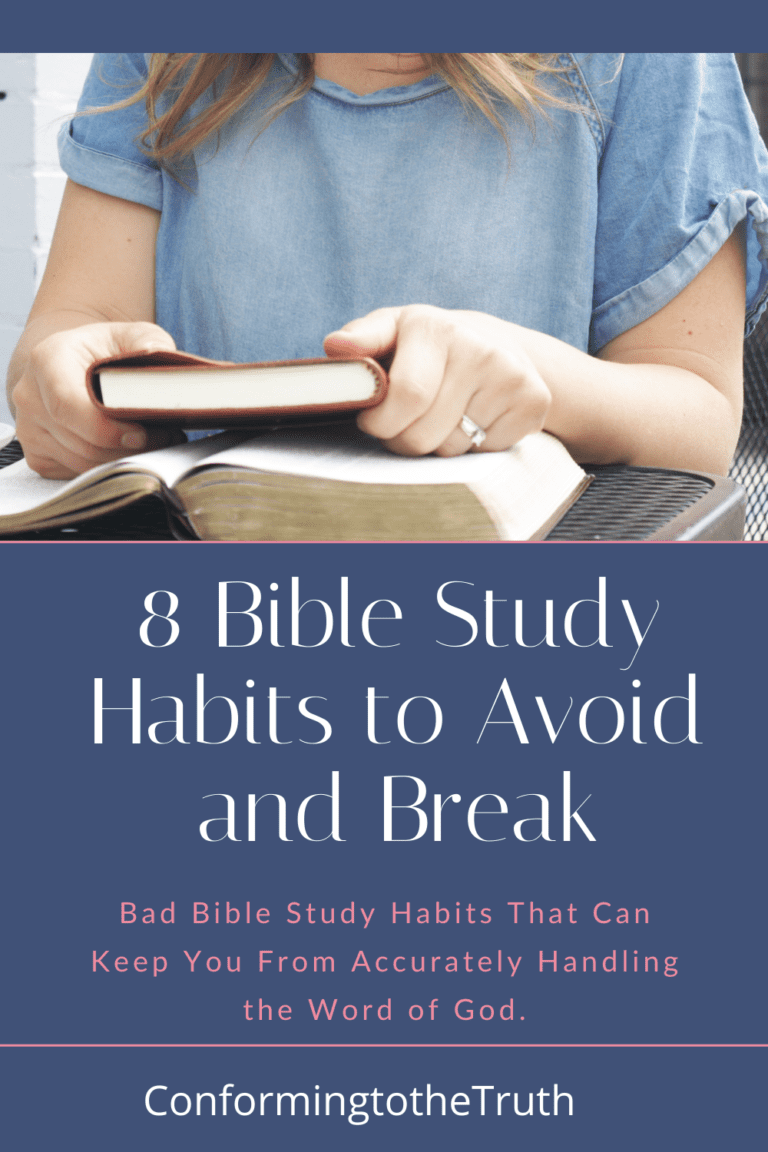 8 Bad Bible Study Habits You Need To Avoid Or Break