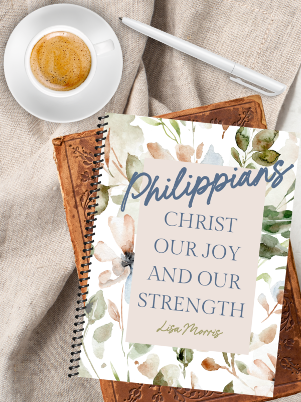This eight lesson in-depth bible study will walk you through the book of Philippians so you can learn that Christ is your joy and your strength.